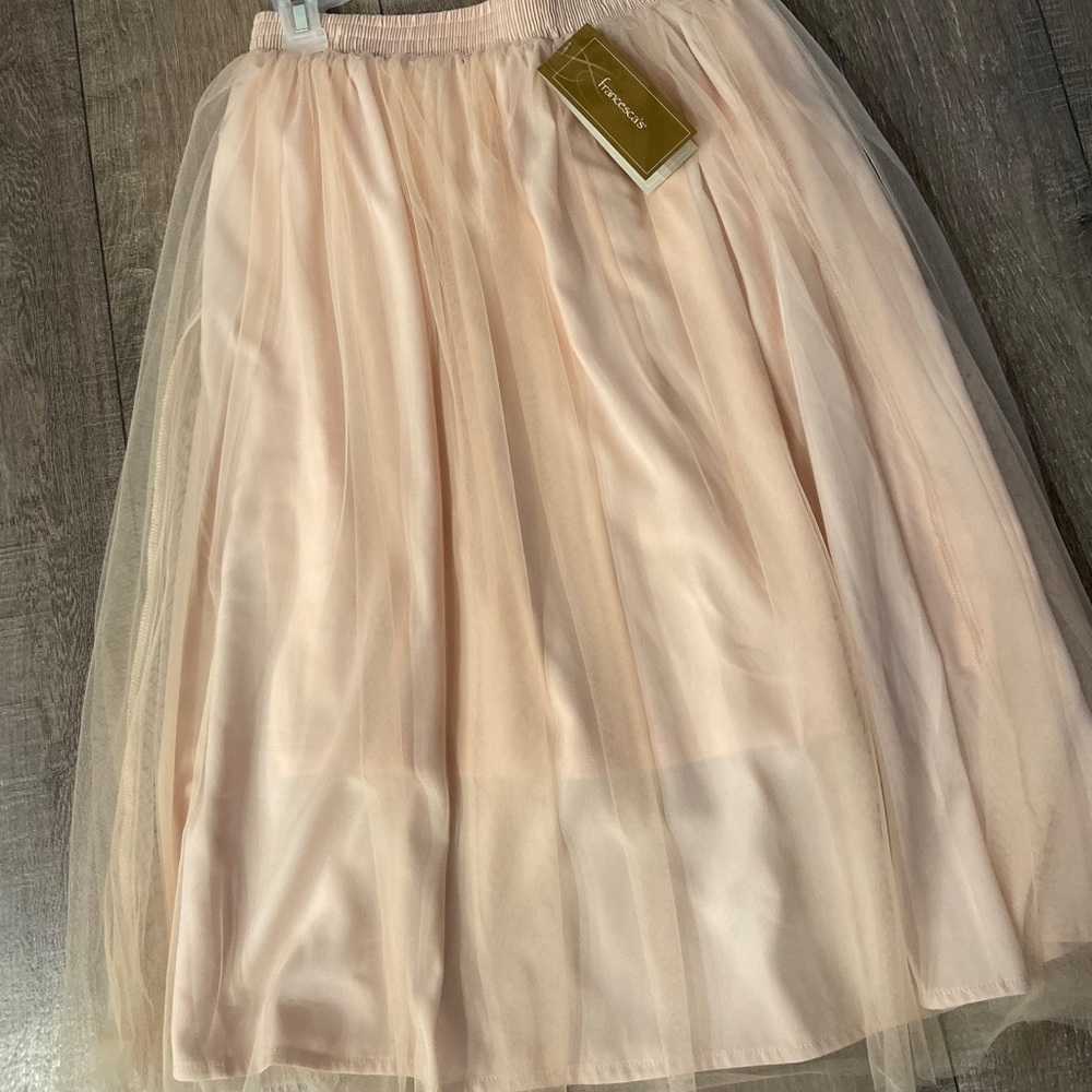 NWT Blush Pink Tulle Skirt